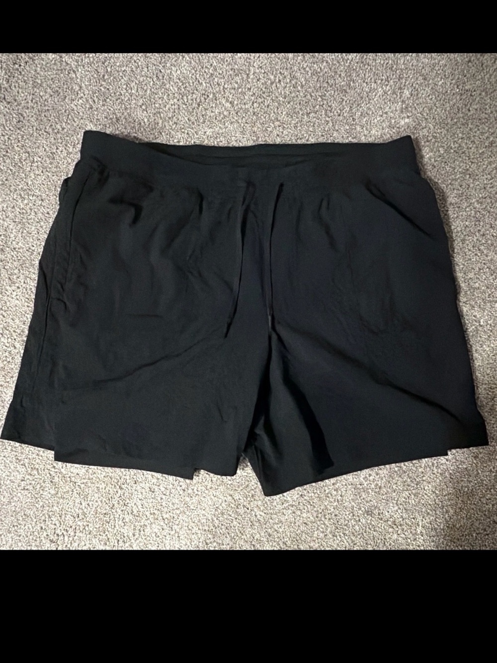 lululemon athletica Men's Black Athletic Shorts
